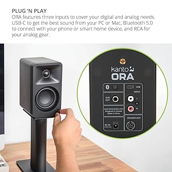 Kanto ORA デスクトップ PC スピーカー ORA - Kanto Audio | 完実電気株式会社 | KANJITSU DENKI CO.,LTD